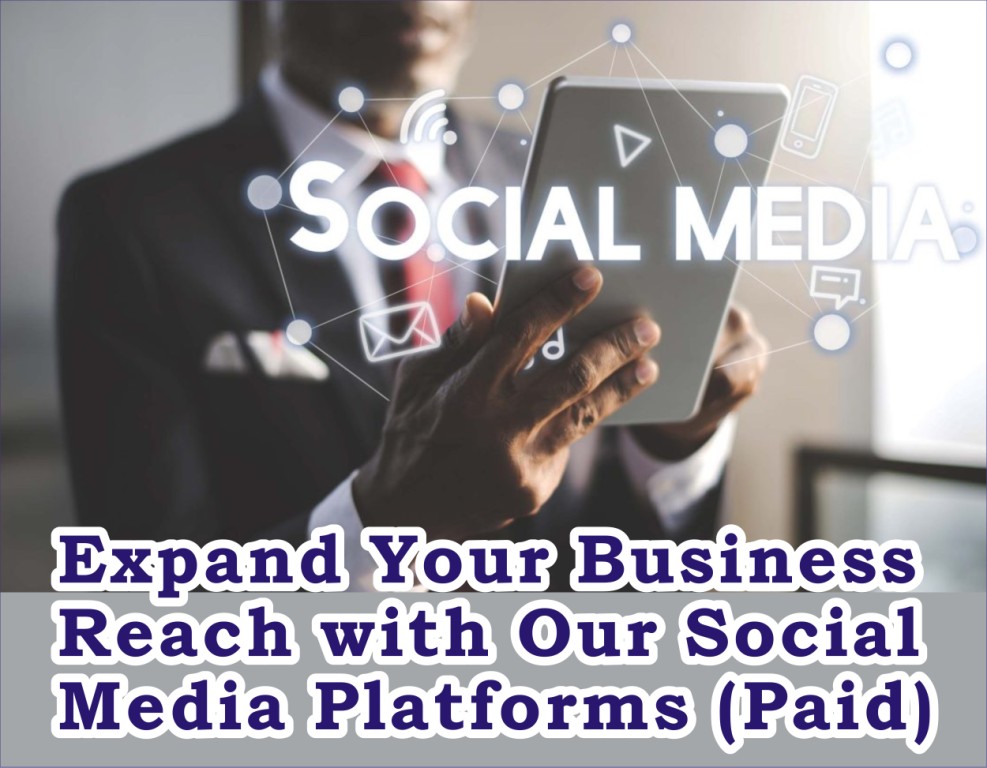 Business Development by using our Social Media Platforms