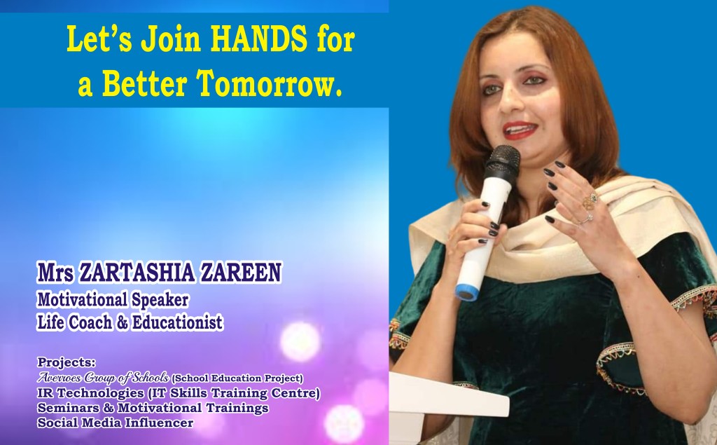 Zartashia Zareen Motivational Speaker, and Life-coach